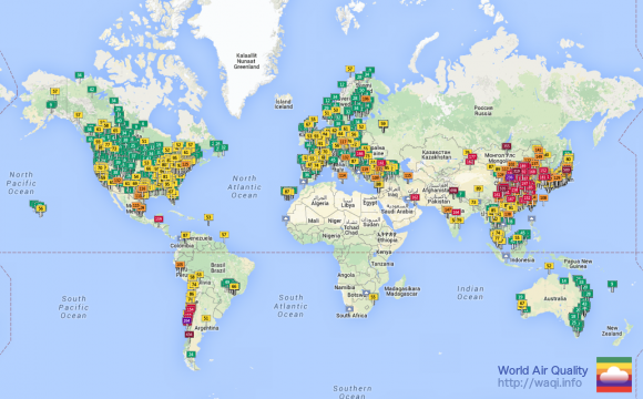 Worldwide air quality