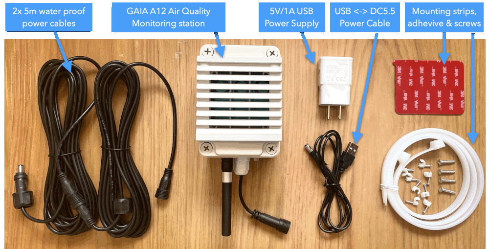 GAIA A12 air quality monitoring station